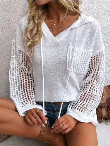Stilla | Sweatshirt med hætte og snor
