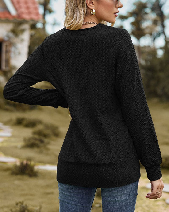 Stilla | Langærmet Bluse med feminin touch