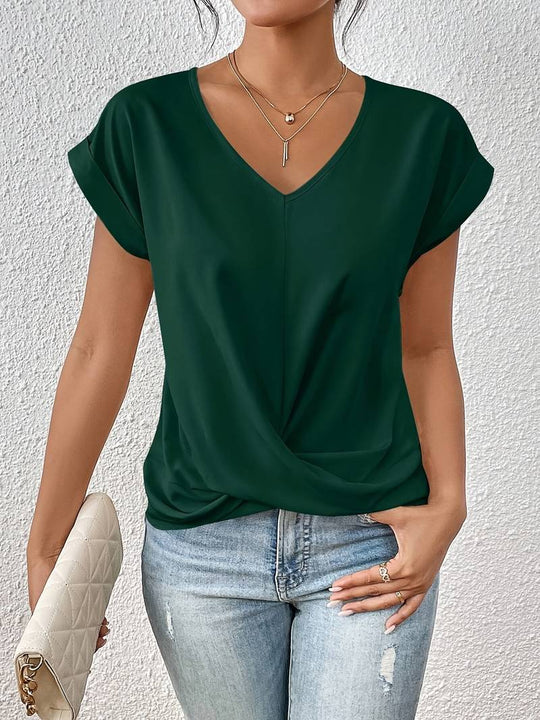 Stilla | Casual Korte ærmede Top