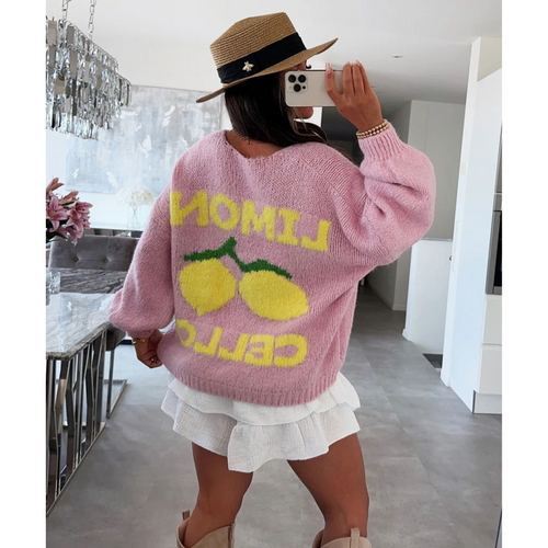 Stilla | Damens Cardigan i Rosa