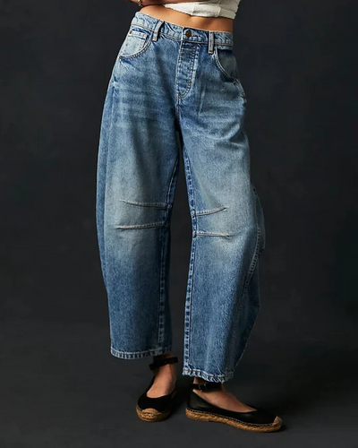 Stilla | Midtalje rørjeans til kvinder