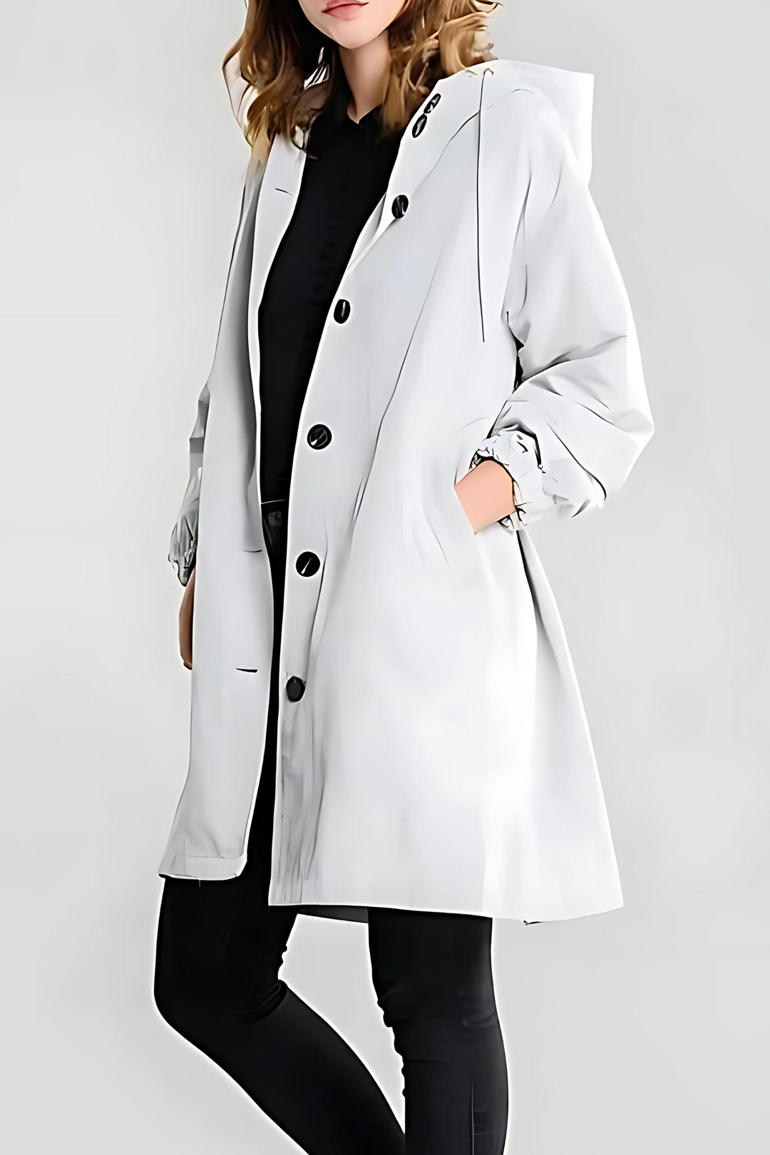 Stilla | Elegant og funktionel vandtæt trenchcoat til kvinder