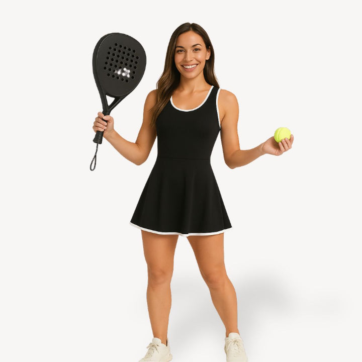 Stilla | Kvinders Kontrast Trim Paddle Skort Kjole