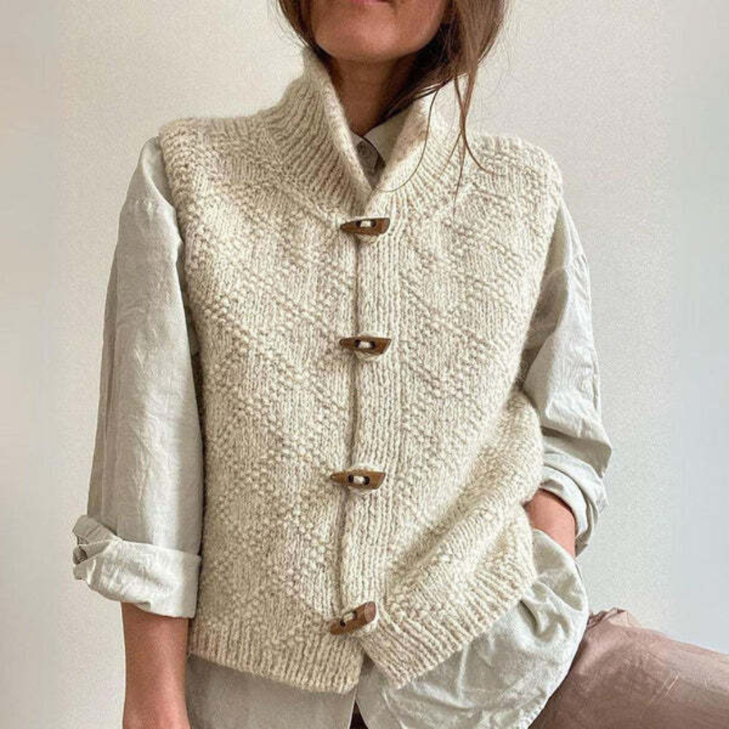 Stilla | Ærmeløs Cardigan Til Damer