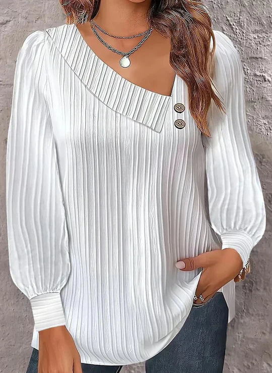 Stilla | Elegant Langærmet Dame Top