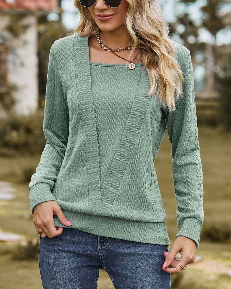 Stilla | Langærmet Bluse med feminin touch