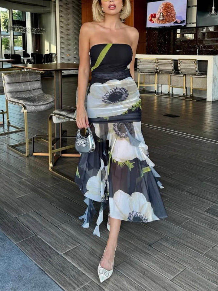 Stilla | Elegant Floral Motiv-med Gennemsigtighed