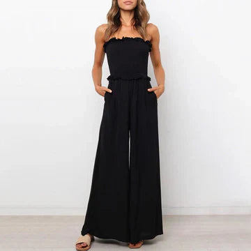 Stilla | Skulderfri Jumpsuits