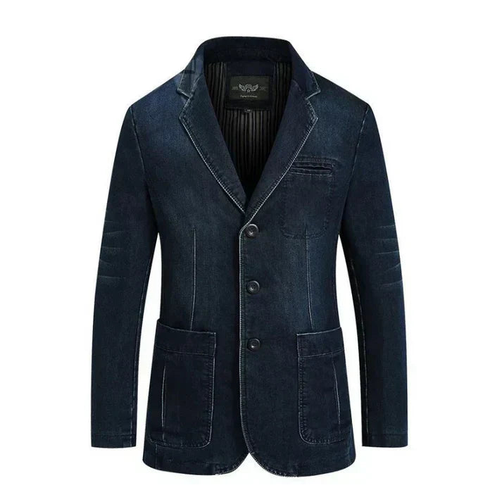 Stilla | Stilfuld Denim-Blazer til Herrer