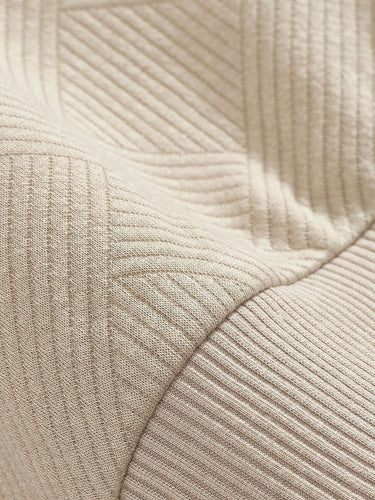 Stilla | Halv-Zip Pullover med Strukturmønster - Smart-Casual Stil til Hverdag og Kontor