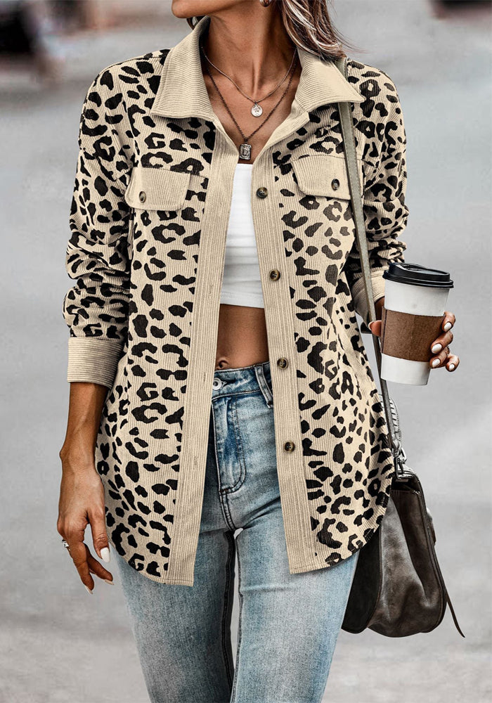 Stilla | Trendy vest i leopardmønster