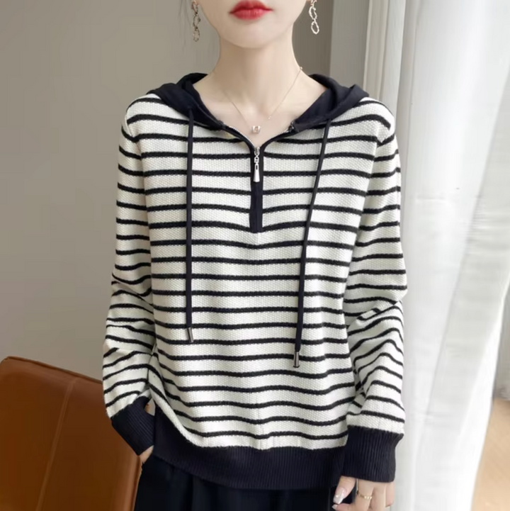 Stilla | Sweatshirt i strikket uld