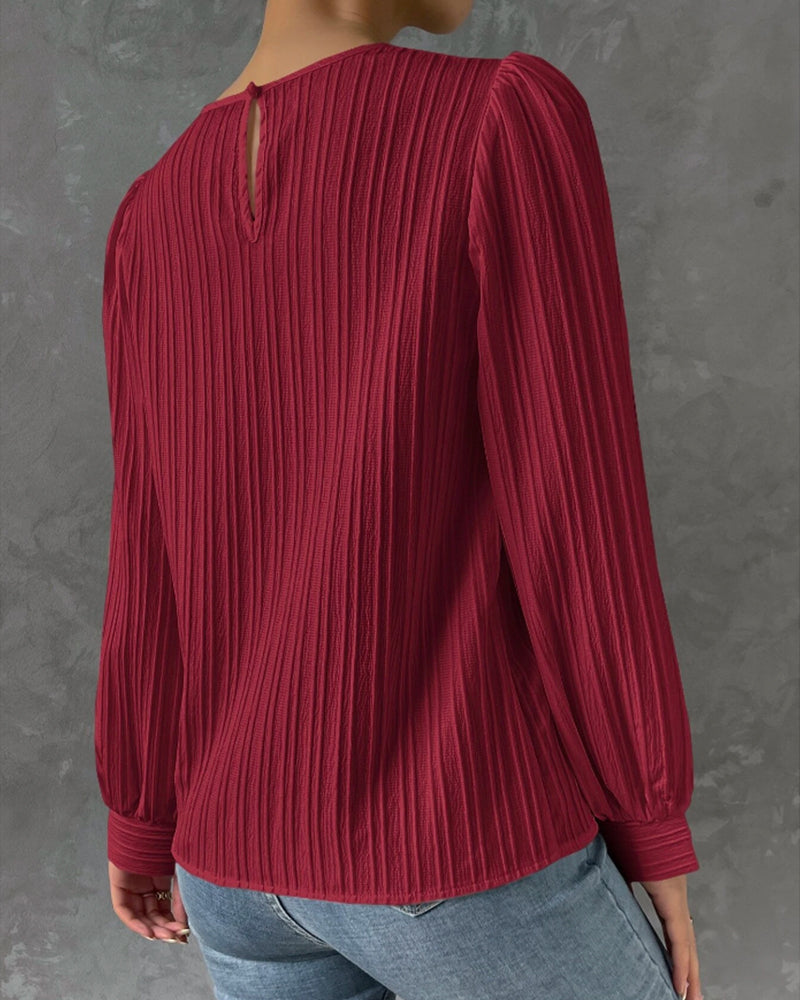 Stilla | Elegant chemise med rund hals