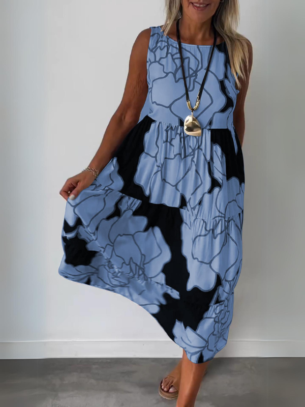 Stilla | Stilfuld Blomstret Print Kjole