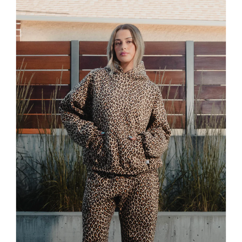 Stilla | Dame Sweatshirt Med Leopardmønster. Behageligt
