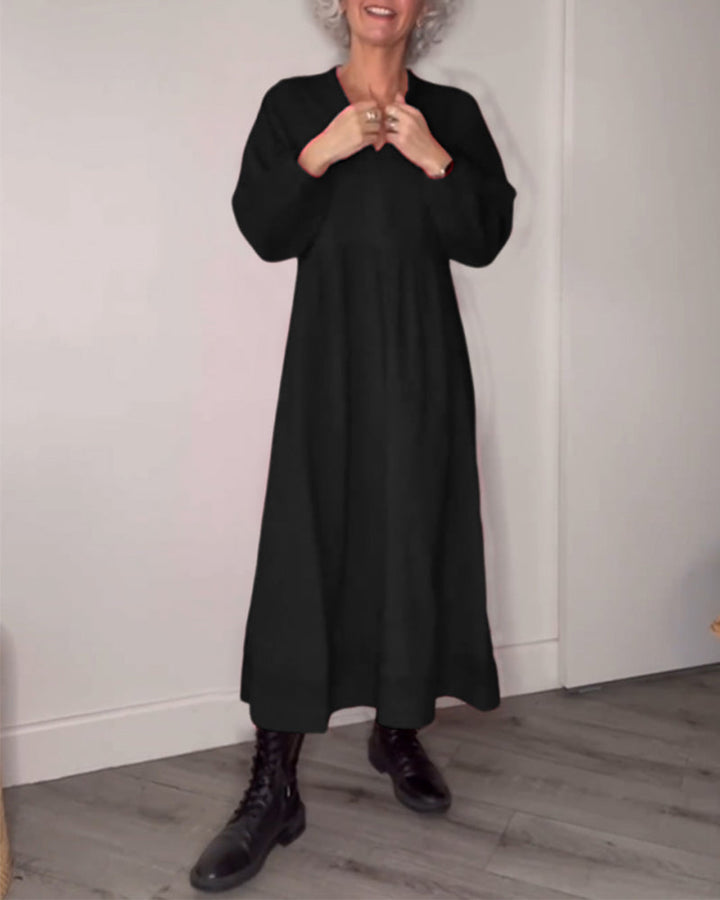 Stilla | Elegant Maxikjole Med Praktiske Lommer