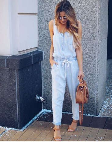 Stilla | Slank Fashionable Rygfri Jeans Uden Talje
