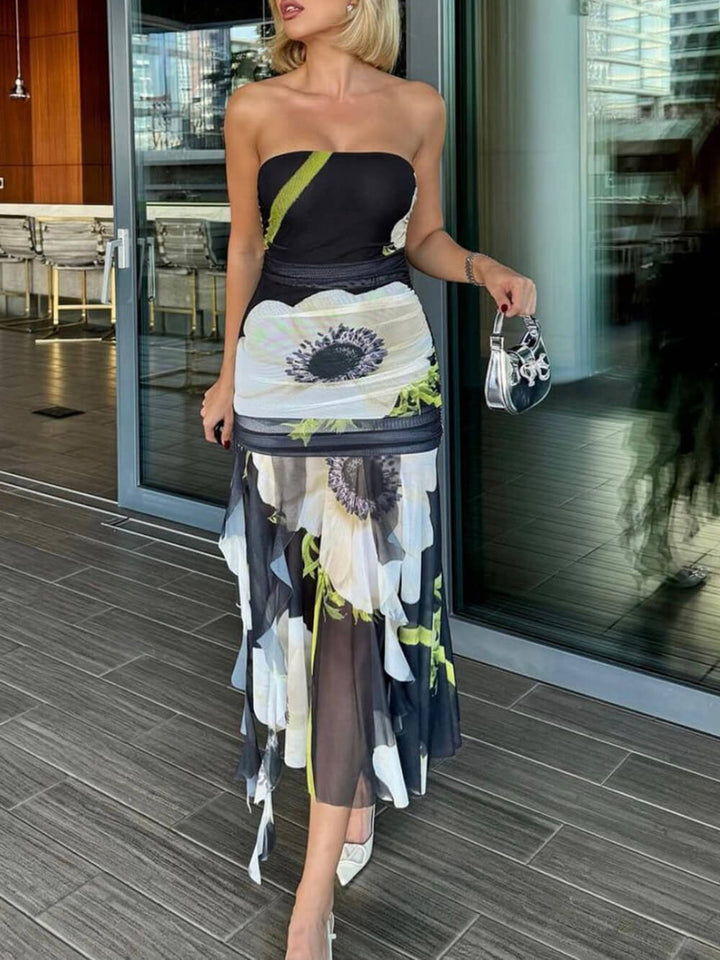 Stilla | Elegant Floral Motiv-med Gennemsigtighed