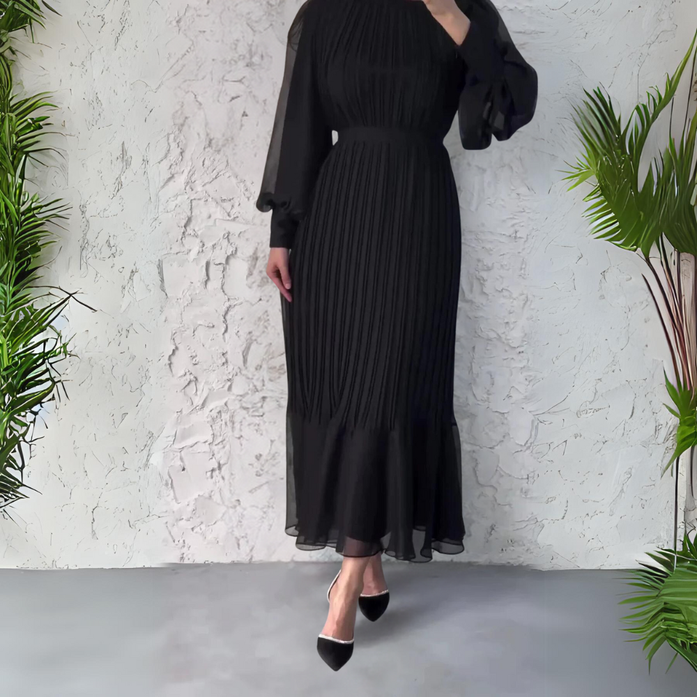 Stilla | Plisseret Elegante Kjole