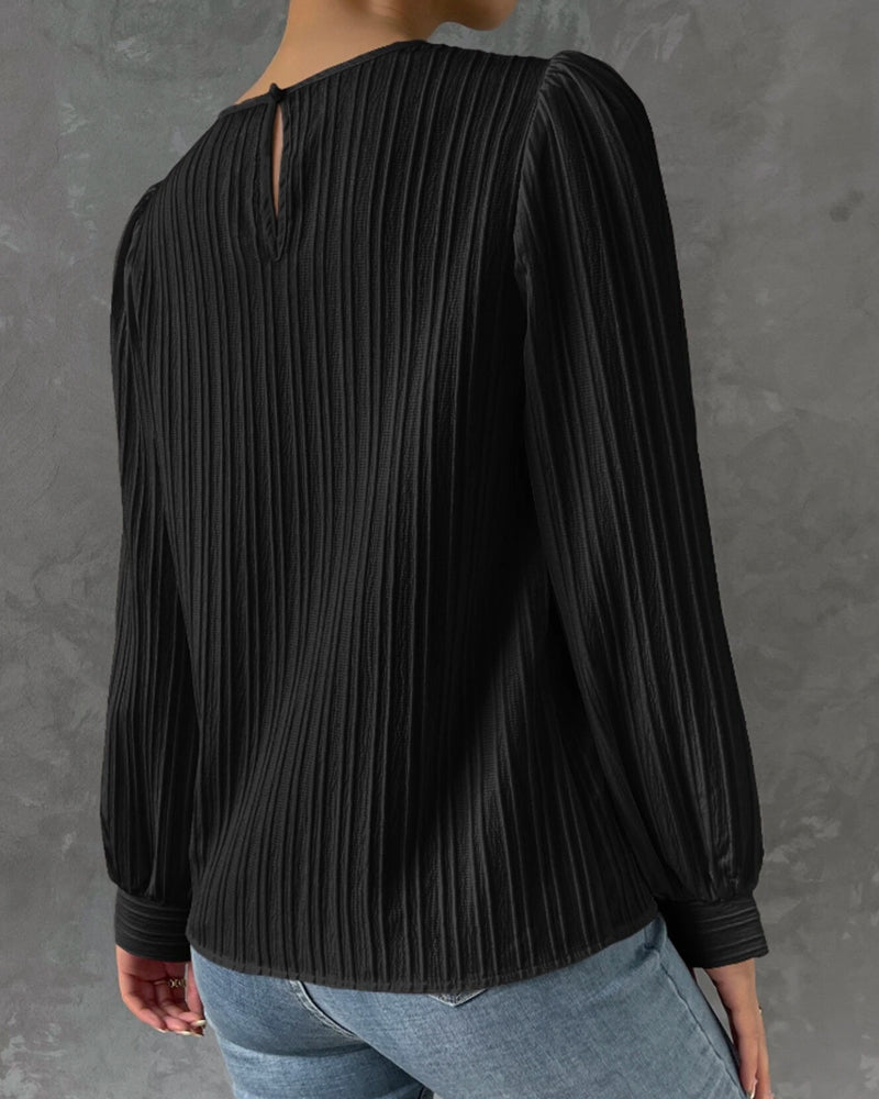 Stilla | Elegant chemise med rund hals