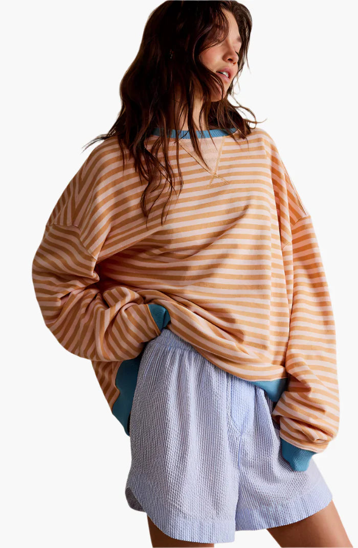 Stilla | Oversized Efterårsstriktrøje - Løs Striktrøje til Hyggelige Outfits og Alsidige Lag-På-Lag Looks