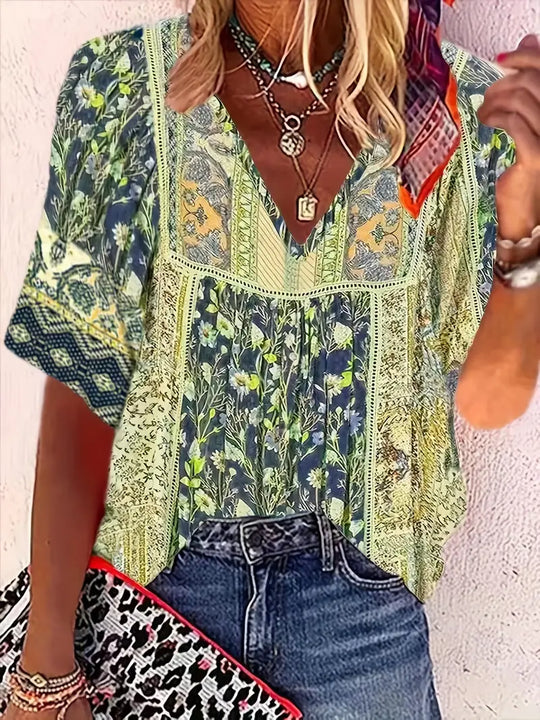 Stilla | Trykt top