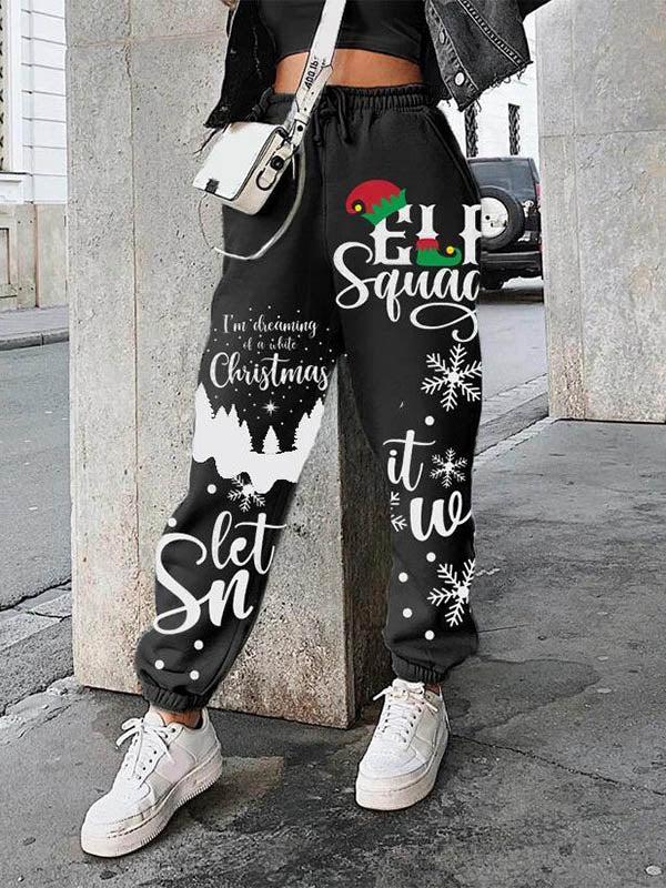 Stilla | Juledesign Elastisk Talje Sweatpants