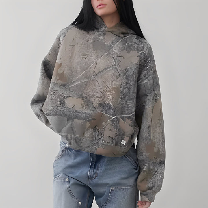 Stilla | Behagelig Camouflagemønster-Hoodie