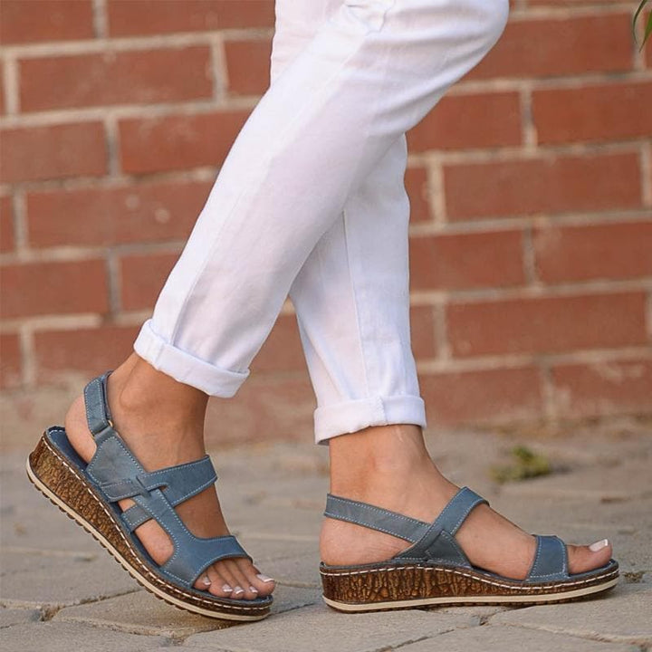Stilla | Sandaler Med Åben Tå Og Kilehæl