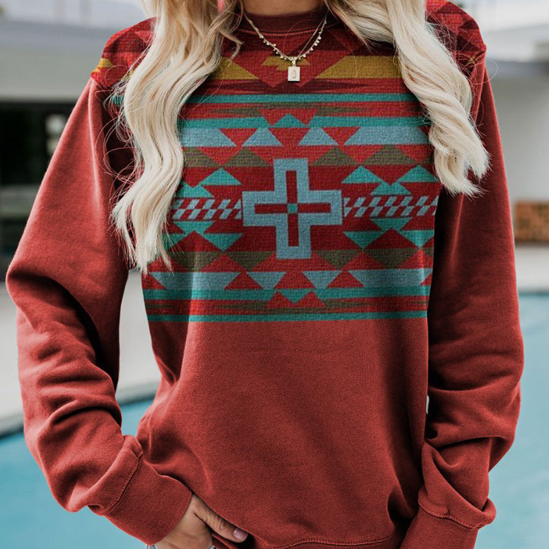Stilla | Pullover Med Unikt Tryk for Et Individuelt Udseende