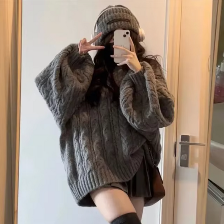 Stilla | Over størrelse Pullover Af Strik