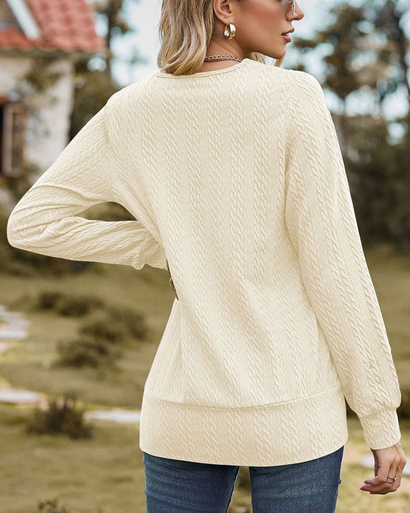 Stilla | Langærmet Bluse med feminin touch