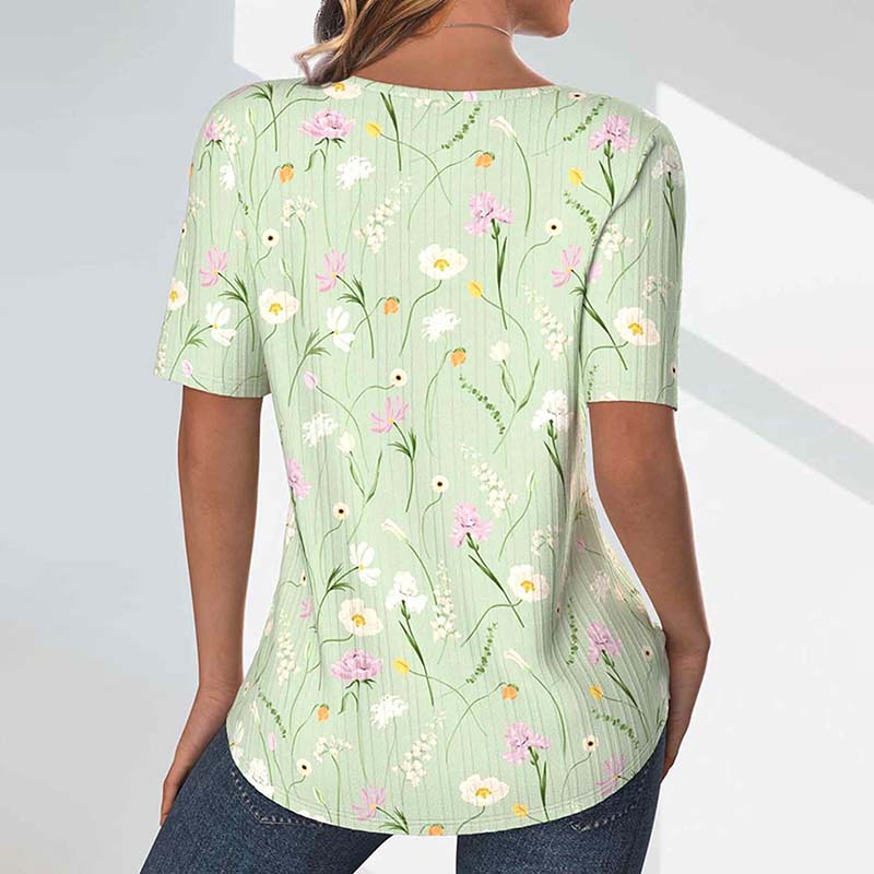 Stilla | Elegant Skjortekjole Med Blomsterprint