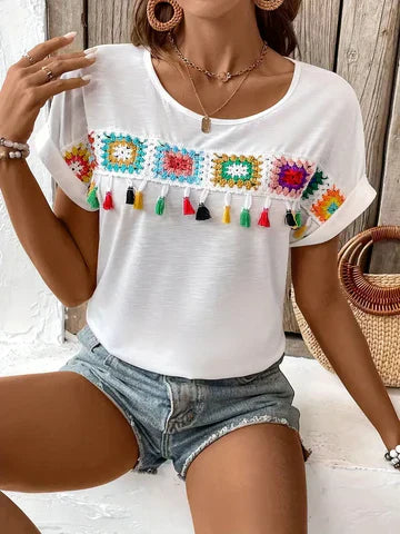 Stilla | Broderet T-shirt