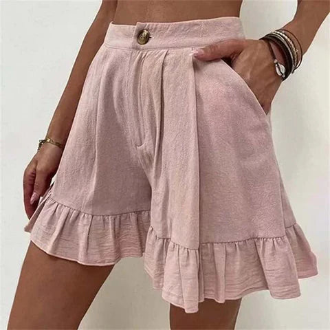 Stilla | Elegant Casual Plissé Shorts