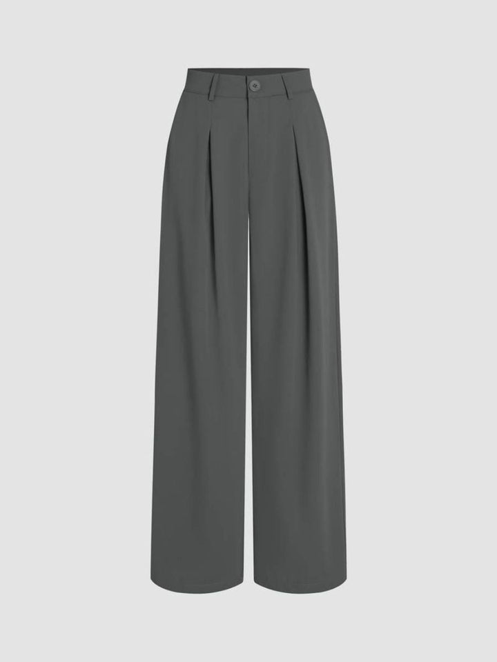 Stilla | Elegante Brede Draperede Bukser