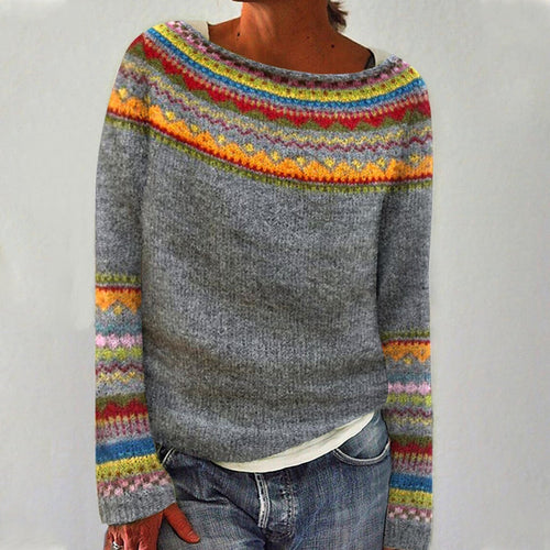 Stilla | Retro-strikketrøje med vintage charme