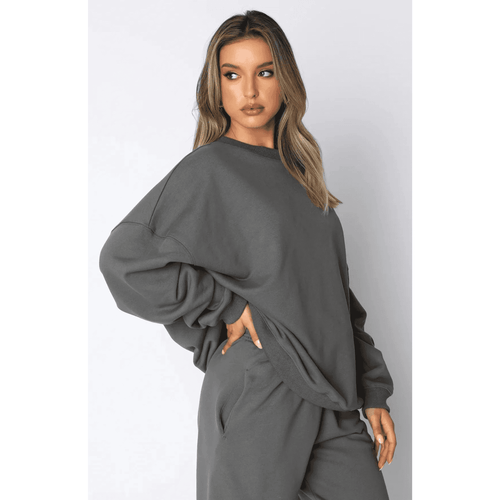 Stilla | Oversized Top Og Bukser Sæt Med Afslappet Pasform