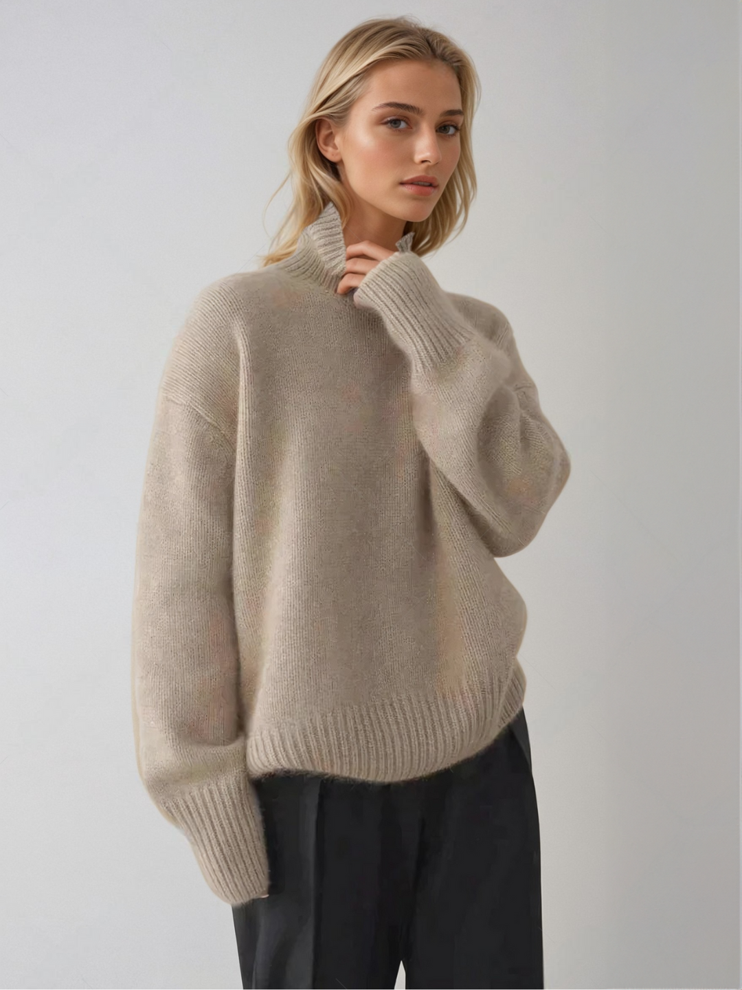 Stilla | Komfortabel Strik-Rullekravepullover