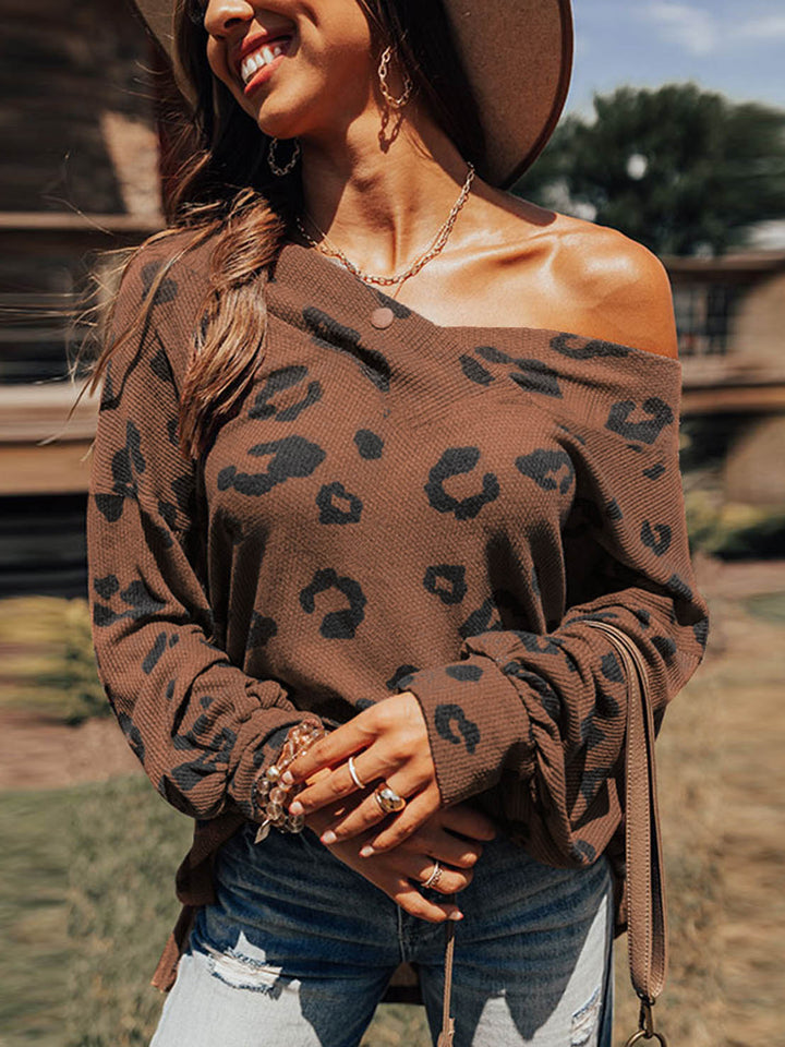 Stilla | Løs Off Shoulder Langærmet Top