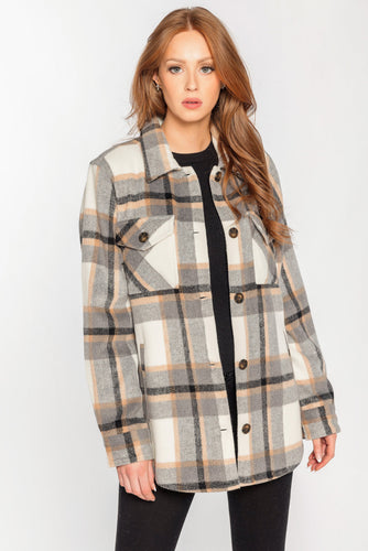 Stilla | Moderne Opal Karo Shacket