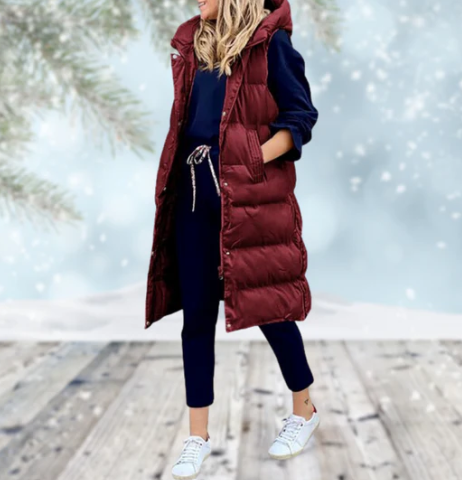 Stilla | Lang Gilet Manteau
