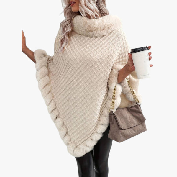 Stilla | Moderne Og Hyggelig Poncho Med Raffineret Design