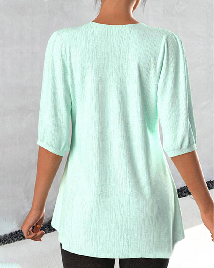 Stilla | Bluse med elegante kanter