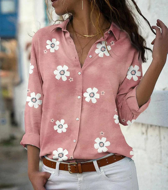 Stilla | Bluse med blomster mønster