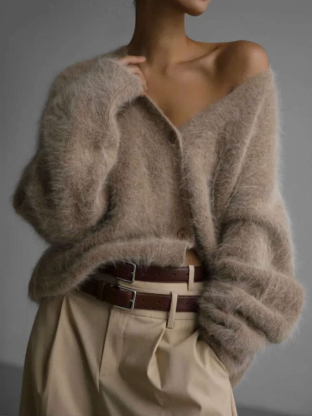 Stilla | Luksuriøs Cashmere-strikjakke Med Knapper