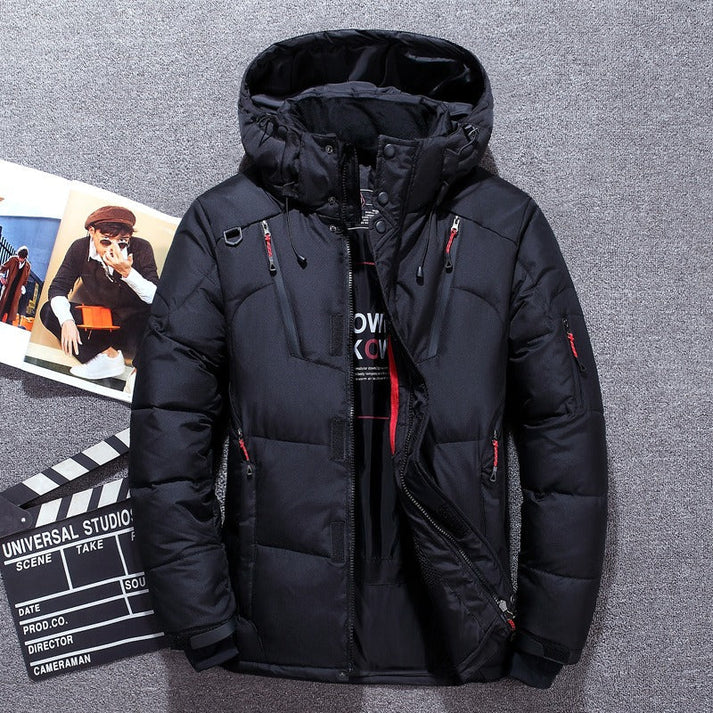 Stilla | Herre Vinter Puffer Jakke - Hætteisoleret Outdoor-Design