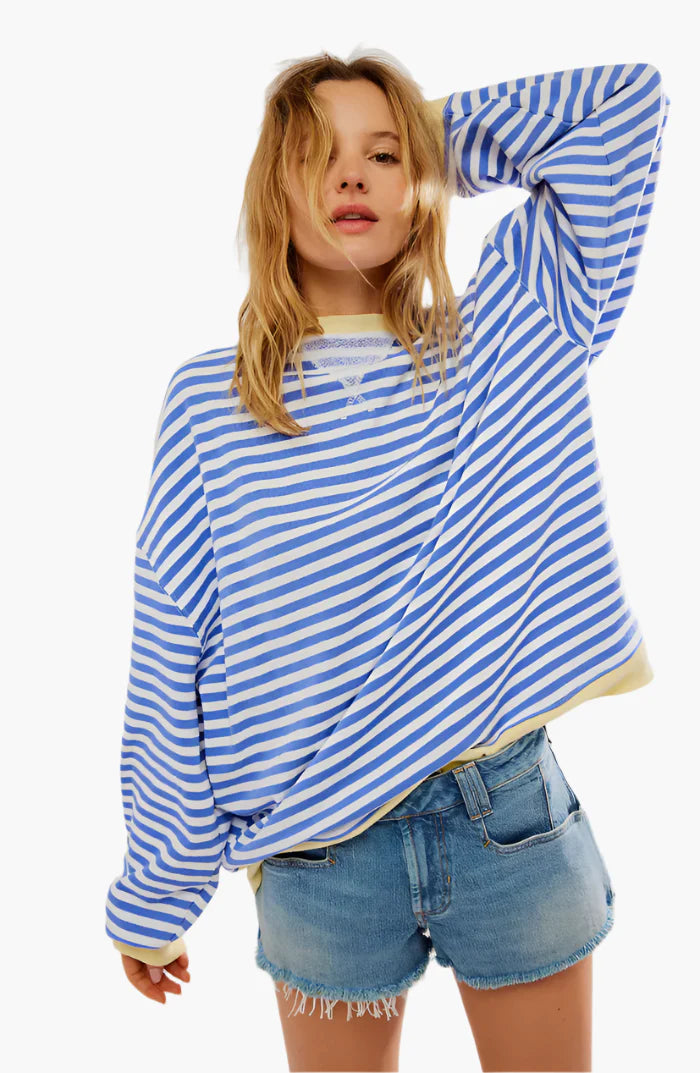 Stilla | Oversized Efterårsstriktrøje - Løs Striktrøje til Hyggelige Outfits og Alsidige Lag-På-Lag Looks