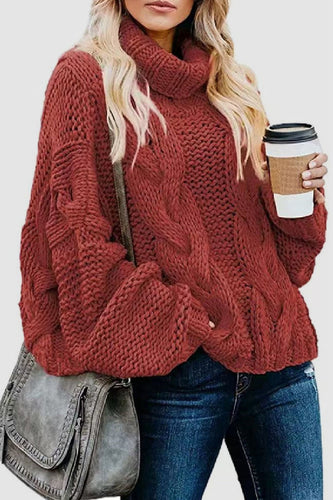Stilla | Elegant strik-cashmere-sweater med rullekrave i ensfarvet Ideal til vinteren