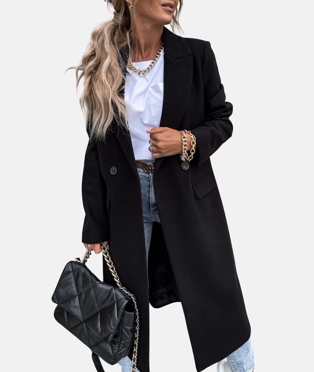 Stilla | Elegant og Figurtilpasset Frakke